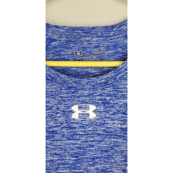 Under Armour Men's Heathered Blue Active T-shirt Small/Medium? Athletic Shirt - Picture 2 of 7